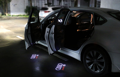 Quartz Ground Shadow Door Puddle Lamp Lighting for Audi Cars and SUVs