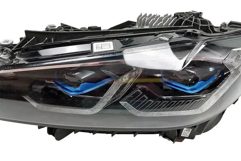 BMW 3/4 Series G80 M3 G82 M4 modern style LED headlights by K2 Industries, showing sleek design and bright illumination.
