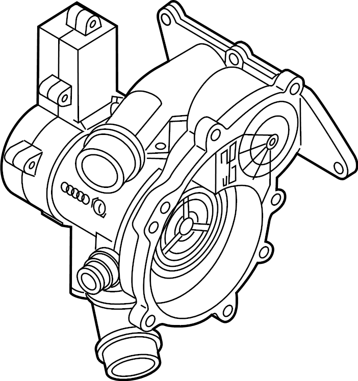 2.0L 06L121111P DAS MOTOR HAUS VW EA888 Gen 3 Gen 4 Audi VW Porsche Engine Water Pump Housing - AudiGear.com - Engine
