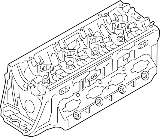 Bayern Motor Werks Audi OEM 07K103064C 2.5L 5-Cylinder Head Assembly Complete with Camshafts for Audi RS3 TT RS
