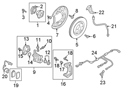 4M0407625E GENUINE OEM AUDI VW BEARING 2005-2027