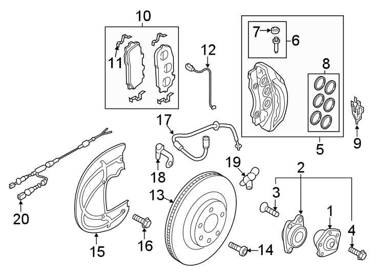 4M0407625D SCHAEFFLER (OES) AUDI VW BEARING 2018-2027