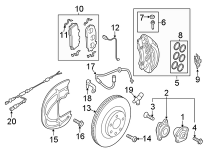 4M0407625D SCHAEFFLER (OES) AUDI VW BEARING 2018-2027