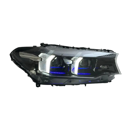 BMW 5 Series G30 G38 M5 Style Laser LED headlights by K2 Industries, featuring sleek design and advanced lighting technology.