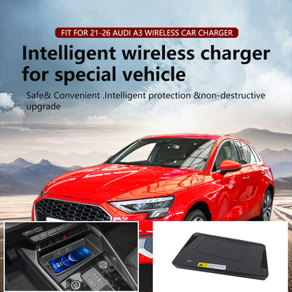 Bayern MotorWerks Wireless Car Phone Chargers 15W Fast Charging with Magnetic Cradles