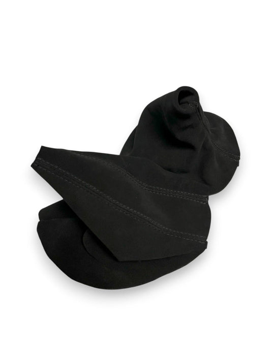 Genuine suede BMW E36 3 Series shift and parking brake boot cover, fits 1991-2004, by JTS Custom Upholstery.