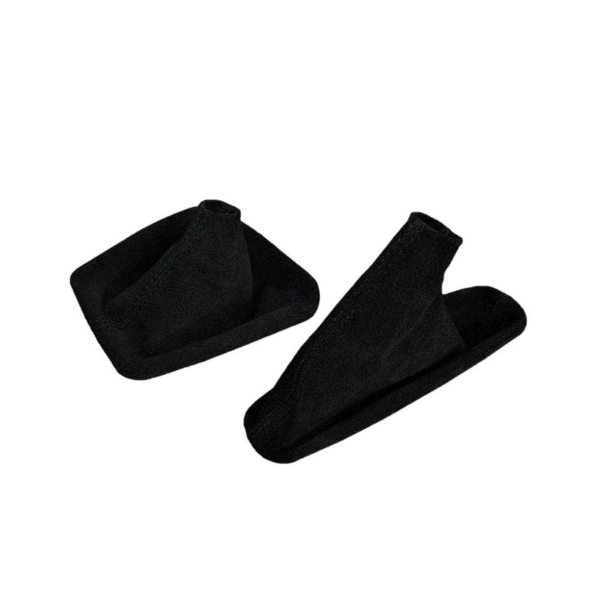 BMW E36 3 Series suede shift and parking brake boot cover, genuine material, designed for manual transmission, by JTS Custom Upholstery.