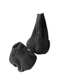 BMW E36 3 Series genuine suede shift and parking brake boot cover, manual transmission, for 1991-2005 models.