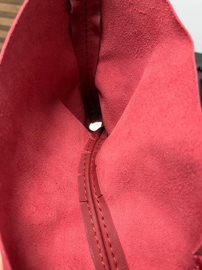 For 1997-2004 Porsche Boxster Red Genuine Leather MANUAL Shift Boot Cover