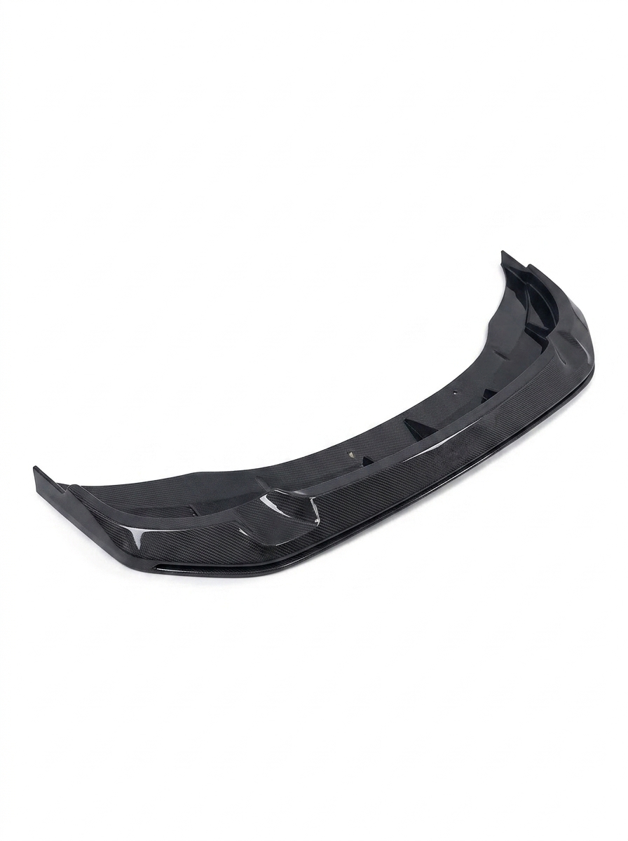 BMW 3 Series F80 M3 F82 M4 GTS style carbon fiber front lip for F80 F82 F83, featuring sleek aerodynamic design.