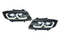 BMW 3 Series E90 LED headlights by K2 Industries, modern laser style headlight design for 2004-2013 models.