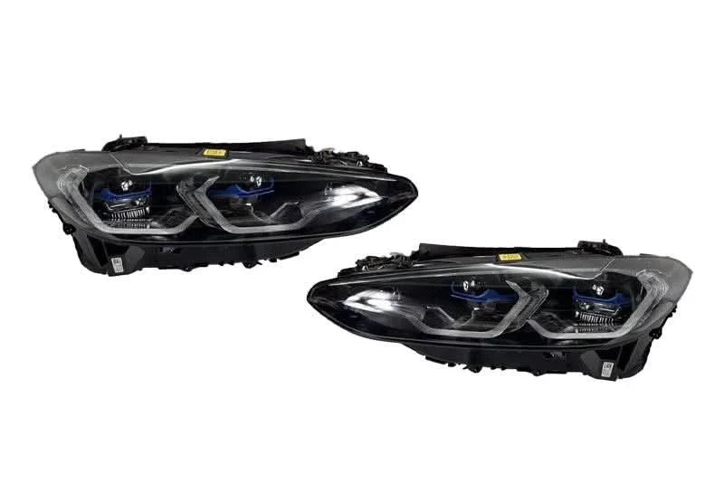 BMW 3/4 Series G80 M3 G82 M4 modern style LED headlight by K2 Industries, showcasing sleek design and bright illumination.