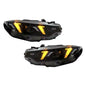 BMW 4 Series F32 F36 F8 LED headlights with snake eyes design from K2 Industries, showing the headlight assembly and LED details.