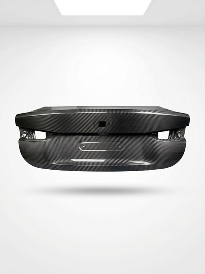 BMW 4 Series G82 M4 OEM Style carbon fiber trunk by K2 Industries, showcasing sleek, lightweight design and high-quality finish.