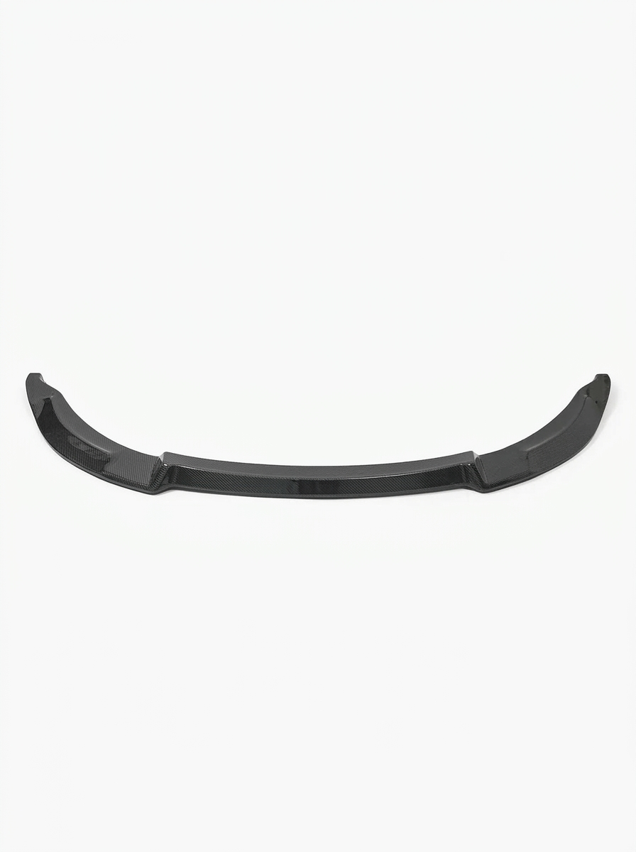 BMW 3 Series F80 M3 F82 M4 CS style carbon fiber front lip by K2 Industries, showing sleek aerodynamic design