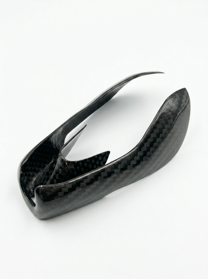 BMW 3/4 Series G80/G81/G82/G83/G87 carbon fiber gear shift knob by K2 Industries, sleek and modern shifter for 2021+ models.