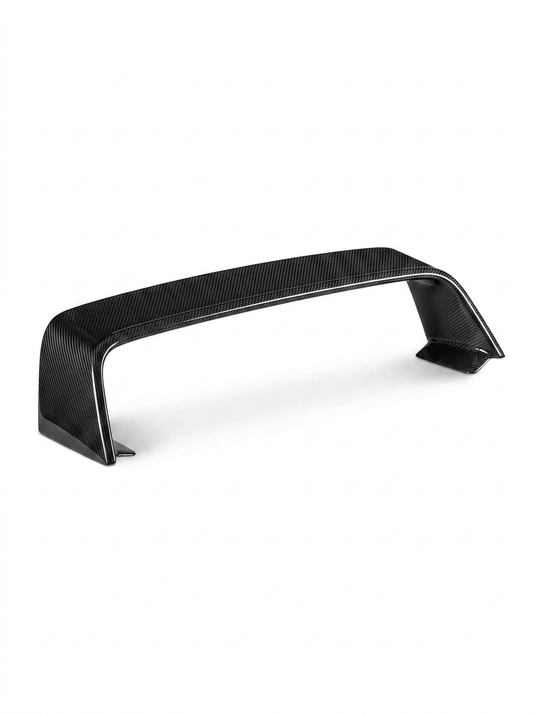 BMW 2 Series G87 M2 Carbon Fiber MP Style Wing by K2 Industries, showcasing the sleek carbon fiber aerodynamic wing on the vehicle.