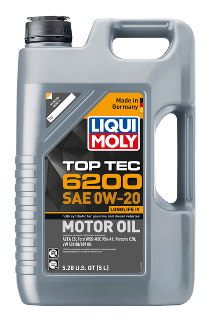LIQUI MOLY 0W-20 5L 20238 TOP TEC 6200