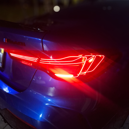 BMW G22 G82 CSL laser tail light by Palenon Performance, showcasing sleek LED design for 420i, 430i, M440i, and M4 models.