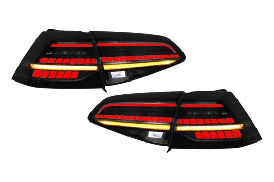 VW MK7 Golf 7 and Golf MK7 7.5 Euro Style Tail Lights 2013-2019 - AudiGear.com - Tail Lights