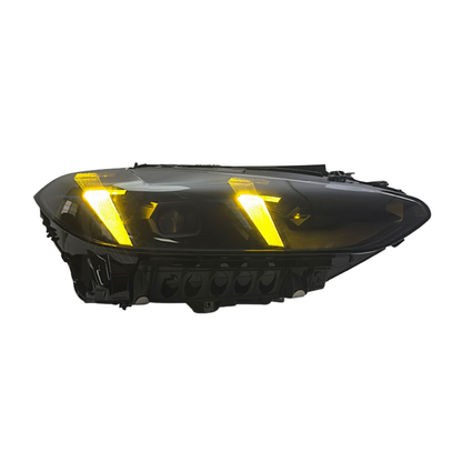 BMW 4 Series G22/G82 Snake Eyes LED headlights by K2 Industries, featuring sleek design and modern LED lighting for 2021+ models.