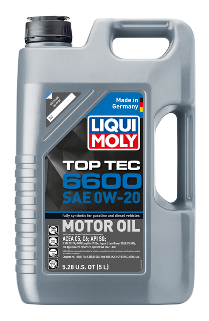 LIQUI MOLY 0W-20 5L 22046 TOP TEC 6600