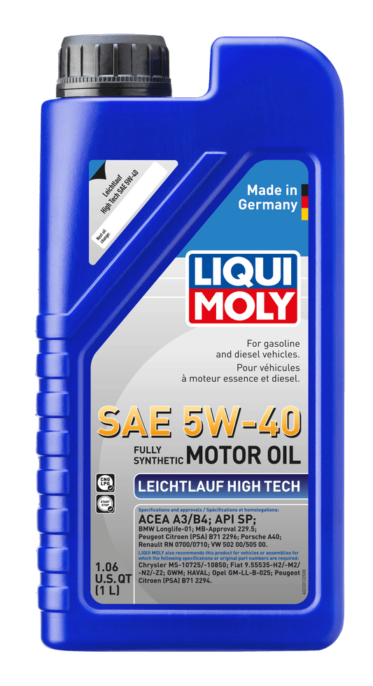 LIQUI MOLY 5W-40 1L 2331 Leicht­lauf High Tech VW 502 00/505 00 - AudiGear.com - Lubricants