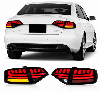 Audi A4 LED Laser Style Tail Lights Rear Lamp Assembly 2009-2012 - AudiGear.com - Taillights