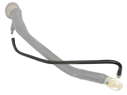 GoWesty fuel filler neck breather pipe, automotive part with metal and rubber components, designed for vehicle fuel system ventilation