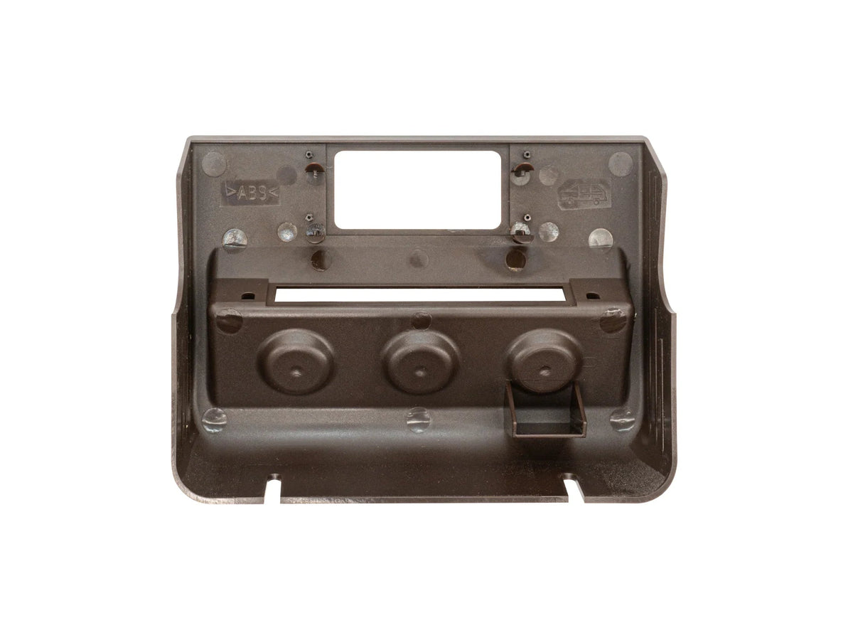 GoWesty Locker & Decoupler Switch Panel for Syncro vehicles, showing the brown underside and electrical accessories.