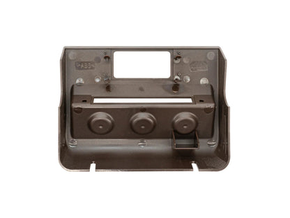 GoWesty Locker & Decoupler Switch Panel for Syncro vehicles, showing the brown underside and electrical accessories.