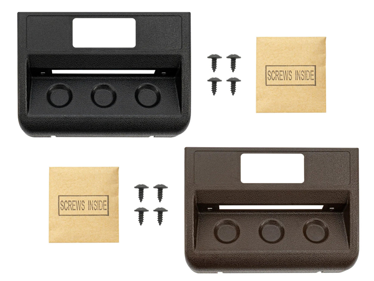 GoWesty Locker & Decoupler Switch Panel for Syncro vehicle, showing electrical accessory panel with screws and connectors.