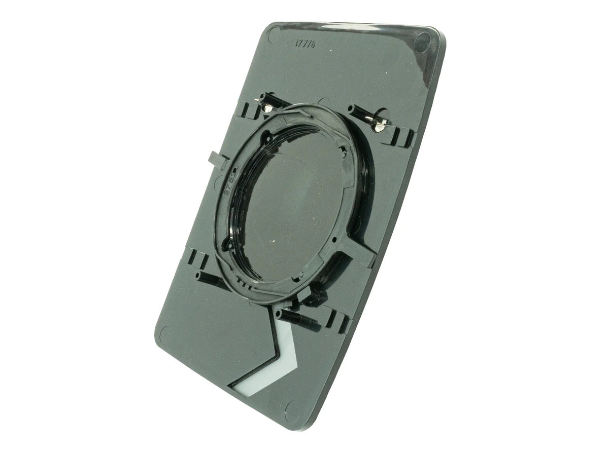GoWesty aftermarket power mirror glass replacement, close-up view of replacement mirror glass panel