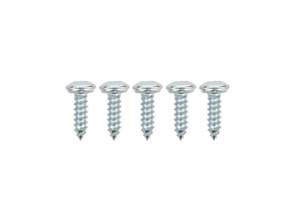 Pack of five GoWesty Westfalia self-tapping screws, 13mm length, ideal for hardware fastening and DIY projects.