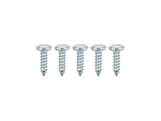 Pack of five GoWesty Westfalia self-tapping screws, 13mm length, ideal for hardware fastening and DIY projects.