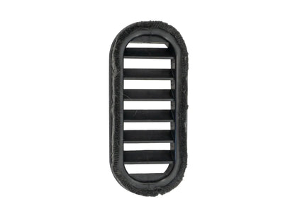GoWesty Air Duct Cover for Vanagon front cab door, showing the black plastic vent with mounting brackets and textured surface.