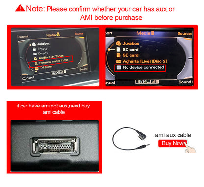 MNX 8.8" Touchscreen Upgrade for Audi Q5 2009-2017 with Android/CarPlay Multimedia