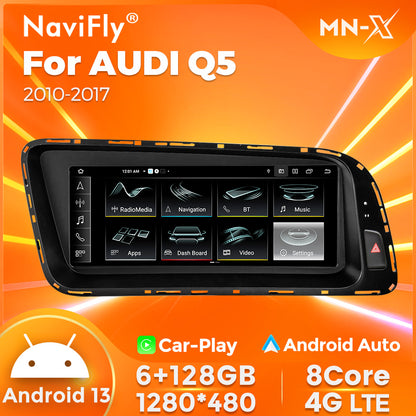 MNX 8.8" Touchscreen Upgrade for Audi Q5 2009-2017 with Android/CarPlay Multimedia