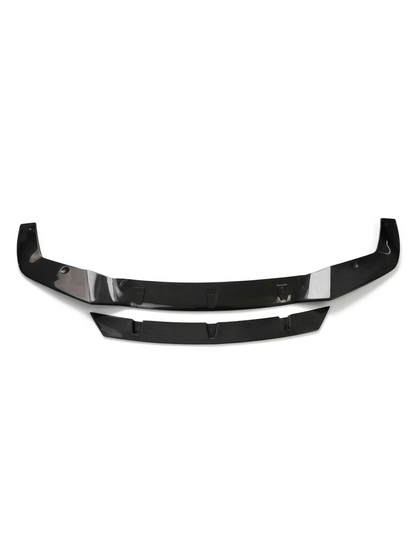 BMW 2 Series F87 M2 carbon fiber front lip by K2 Industries, showcasing sleek, aerodynamic design for 2016-2019 models.