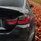 BMW M4 GTS OLED sequential tail light by Palenon Performance, featuring bright LED indicators and sleek car tail light design