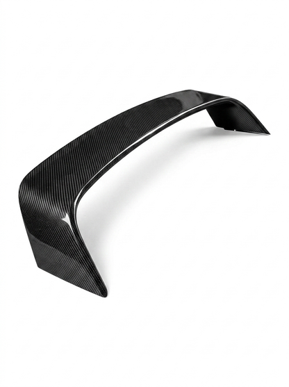 BMW 2 Series G87 M2 carbon fiber MP style wing by K2 Industries, showcasing sleek design and aerodynamic features on the vehicle.
