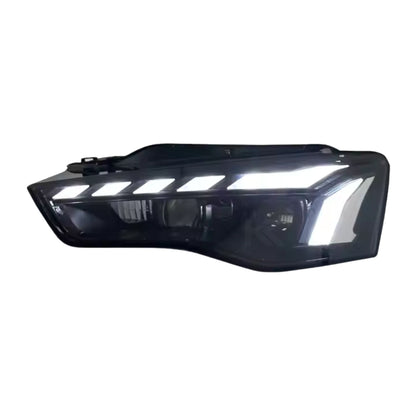 Audi A5 RS5 style LED headlights by K2 Industries, featuring sleek design and bright LED illumination for 2012-2016 models.