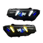 BMW 3 Series G20 G28 Snake Eyes Style CSL LED headlights by K2 Industries, showing sleek headlight design with LED accents.
