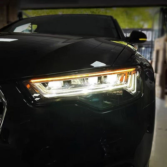 Bayern Automotive Upgrade A6 S6 C7 2012-2015 Dynamic LED Headlight with Sequential Turn Signals