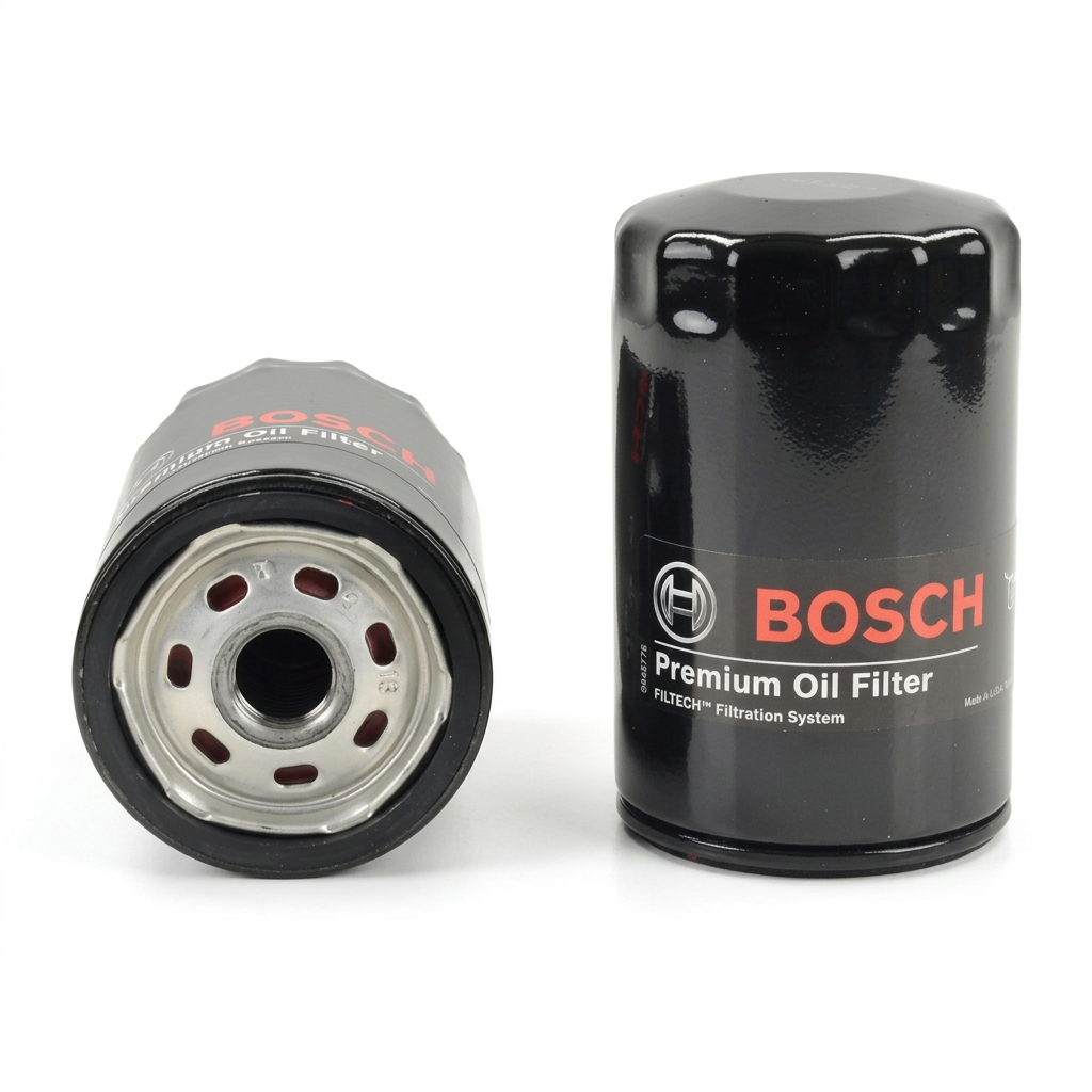 Bosch 06A115561B engine oil filter for Audi, VW, and Porsche vehicles, shown in image 3421.