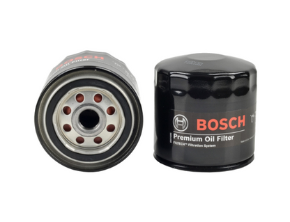 Bosch engine oil filter 3441 for Audi, VW, and Porsche vehicles, displayed with the product code 078115561J.