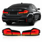 Vekto BMW 5 Series G30/G38 & M5 F90 LCI LED taillights assembly, sleek automotive tail lights for 2018-2023 models.