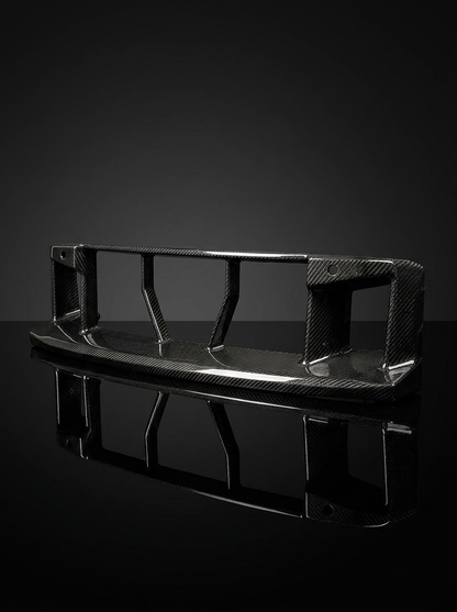 BMW 2 Series G87 M2 carbon fiber front grille kit by K2 Industries, featuring the center lower bumper grille, for 2023+ models.