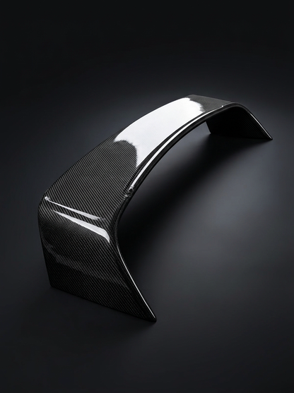 BMW 2 Series G87 M2 carbon fiber MP style wing by K2 Industries, showcasing sleek, aerodynamic design on a 2023 model.