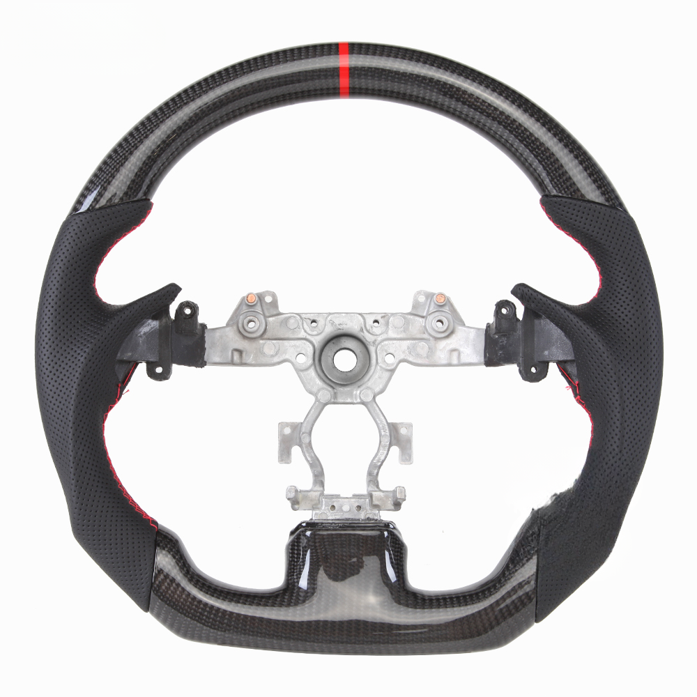 Vekto premium full leather steering wheel for BMW 3 Series E90, E91, E92, E93, and M3, showing the textured leather surface.